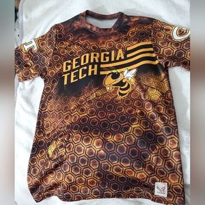 Mens Georgia Tech shirt yellow jacket Ramblin wreck football M Medium gone rogue